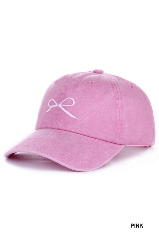 Pink Ribbon Bow Hat