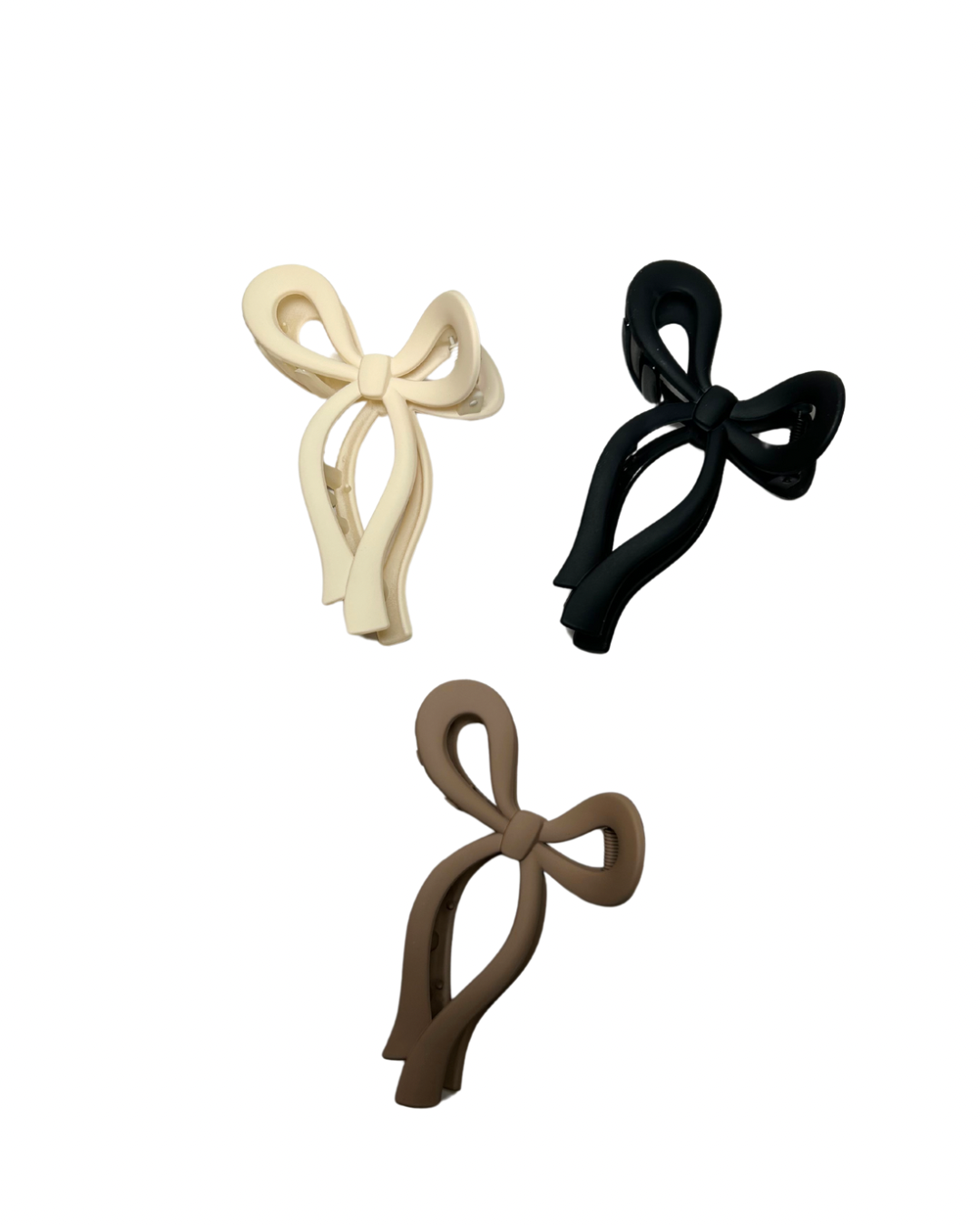 Ribbon Bow Claw Clip