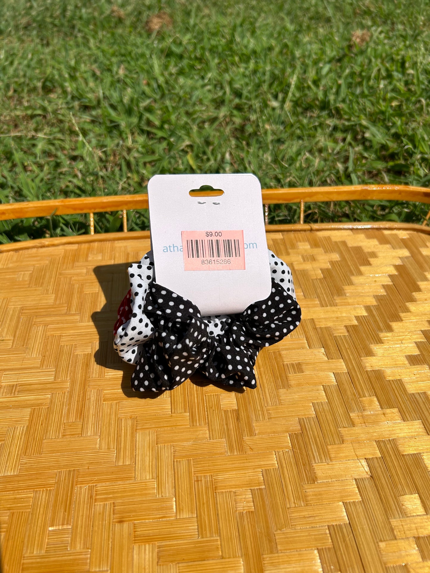 Polka Dot Scrunchie Set