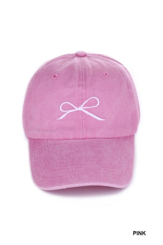 Pink Ribbon Bow Hat