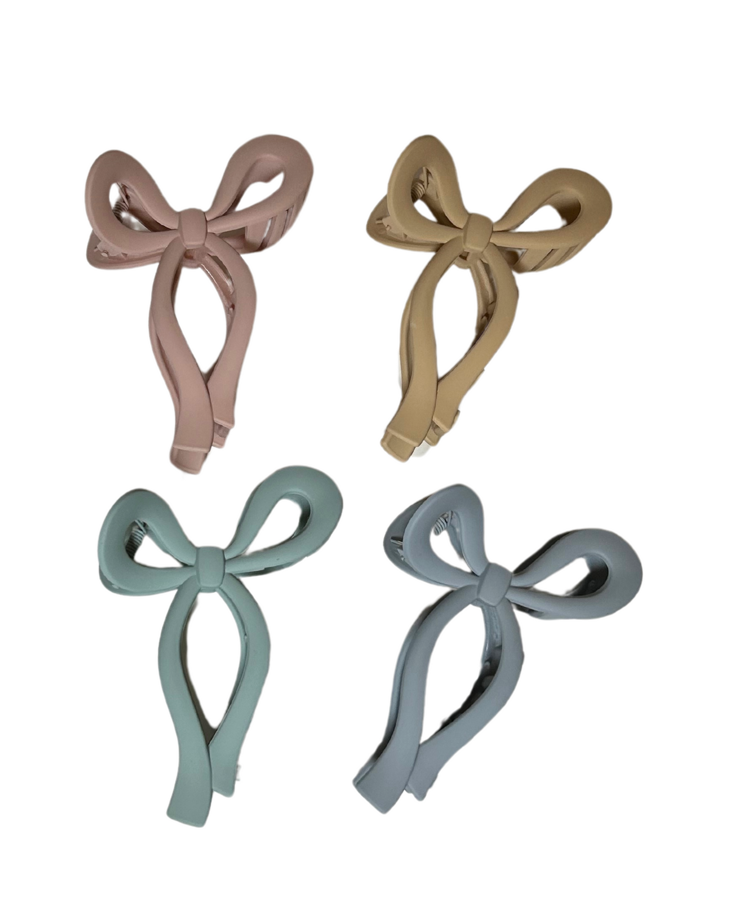 Ribbon Bow Claw Clip