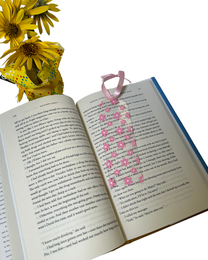 Pink Daisy Bookmark