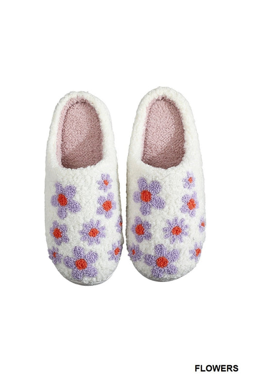 Floral Slippers