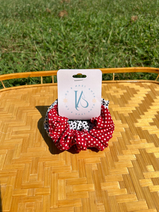 Polka Dot Scrunchie Set