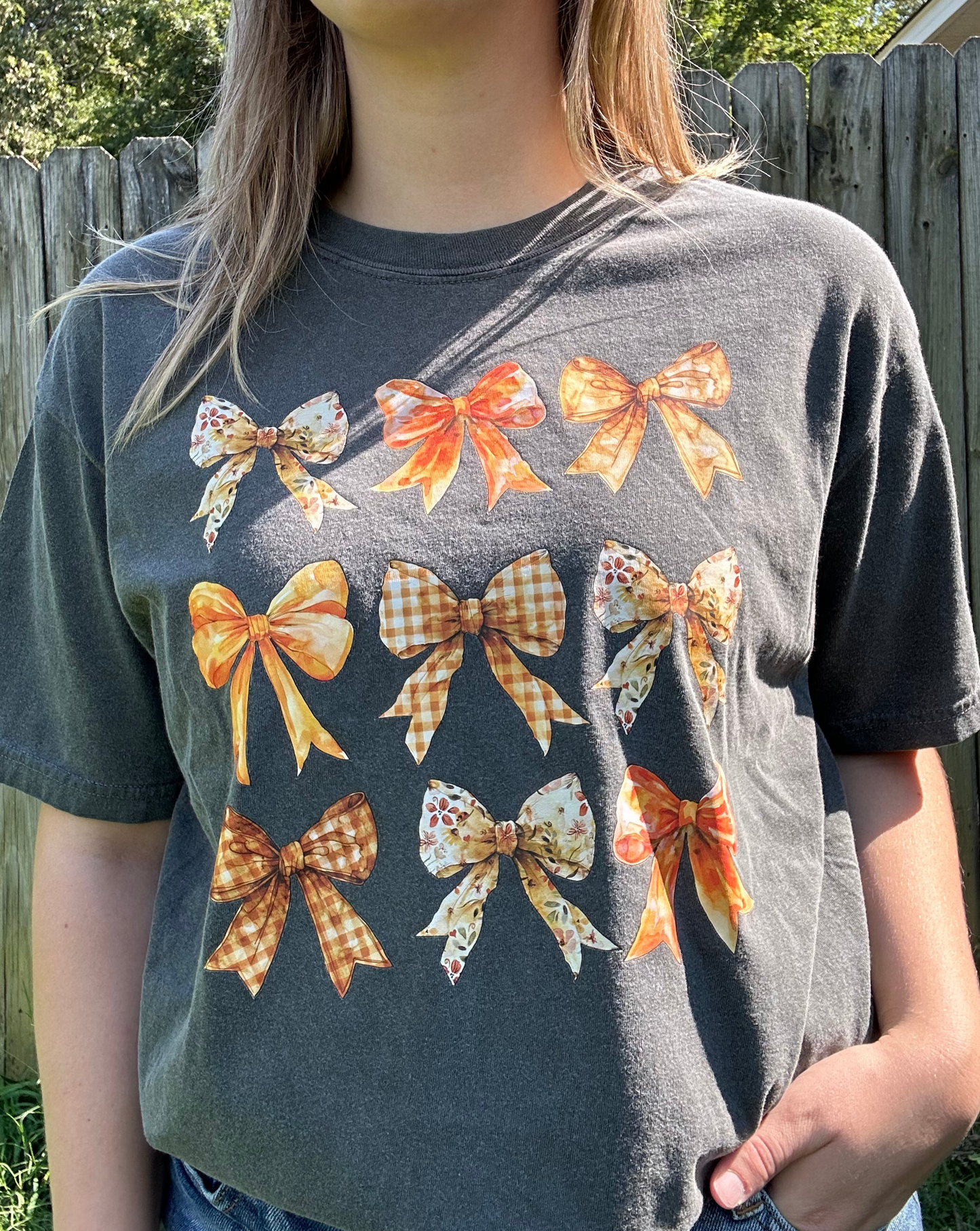 Autumn Bow Tee